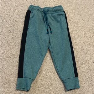 Cat & Jack Teal Joggers with Black Stripes